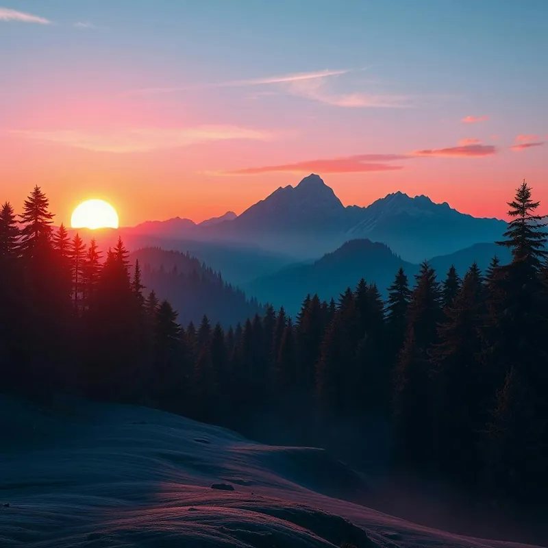 Sunset In The Mountains 53 Must Have