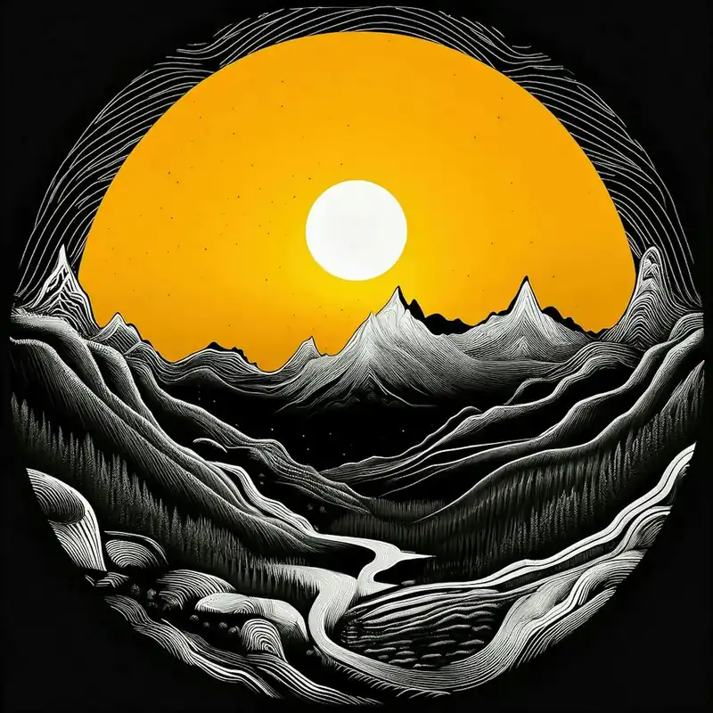 Sunset In The Mountains 1 Best Price