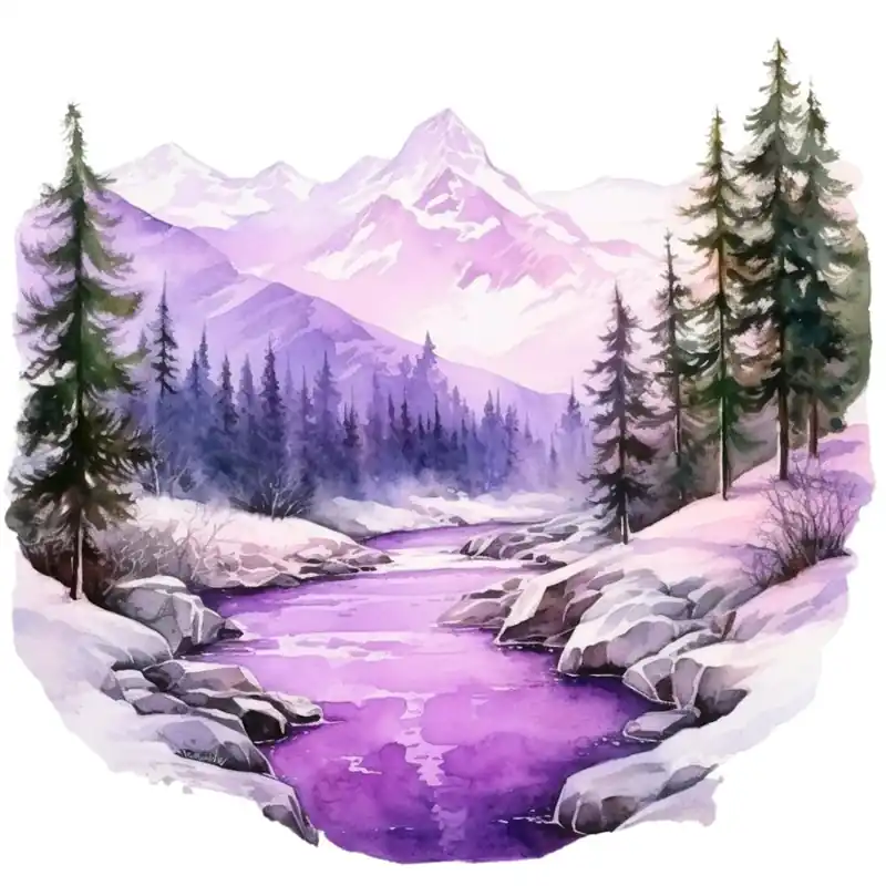 Watercolor Landscape Painting 17 Professional Grade