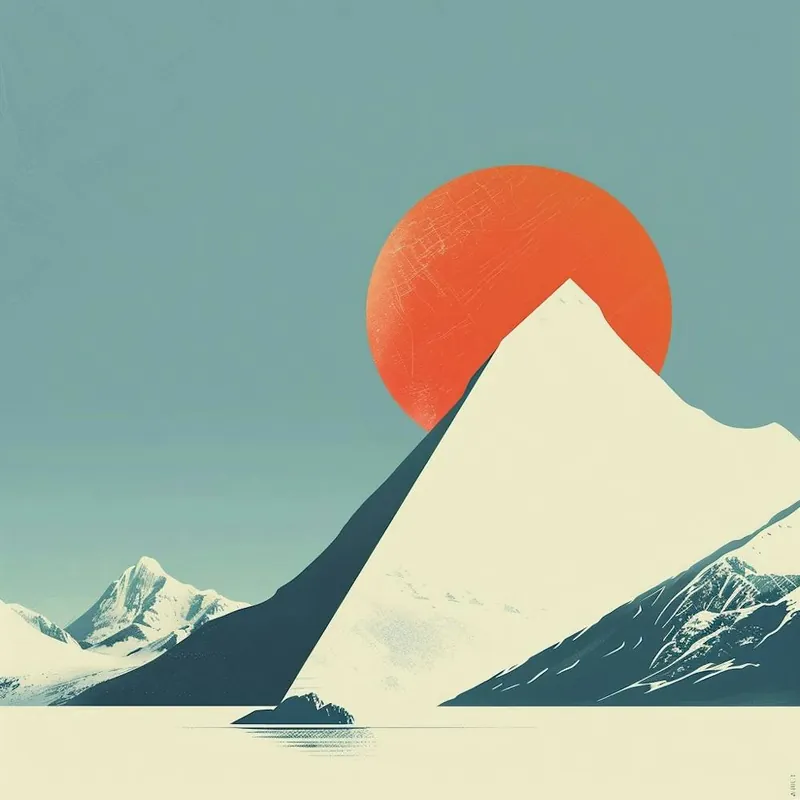 Low Price A South Pole Minimal Illustration