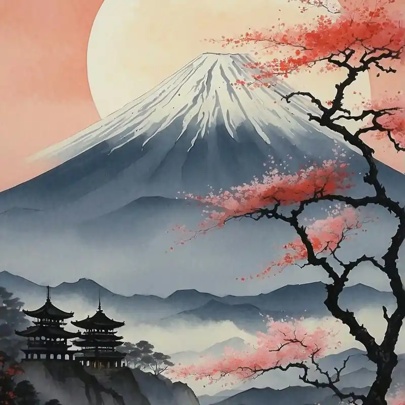 Handmade Mt Fuji