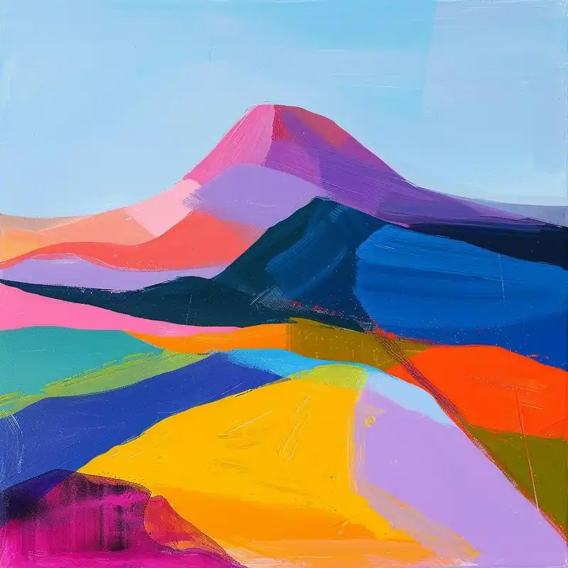 Abstract Travel Collection Mount Kilimanjaro Tanzania 1 Free Returns