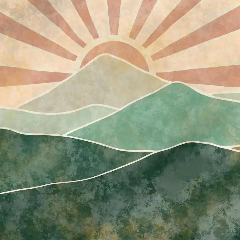 Viral Sunrise Over Mountains 1