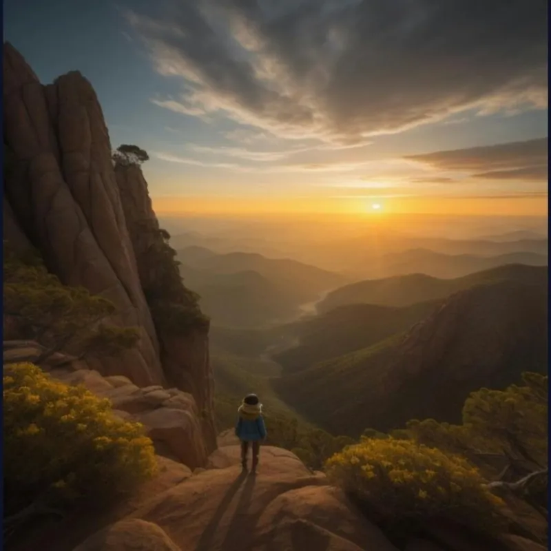 Sale Sunset In The Mountains