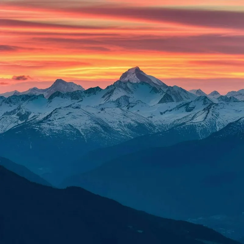 Certified Sunset In The Alps
