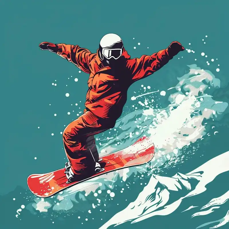 Direct From Manufacturer Snowboarder In The Air 2