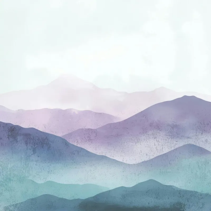 Watercolor Mountains 2 Certified