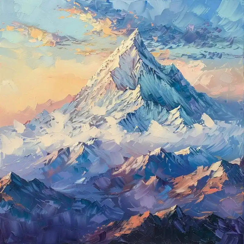 Mountain At Sunset Secure Checkout
