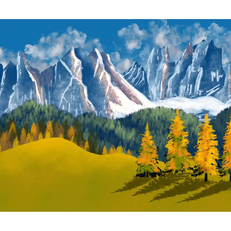 Mountain Landscape Cheap