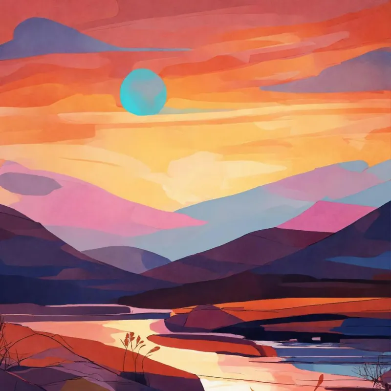 Sunset In The Mountains 1 New Release