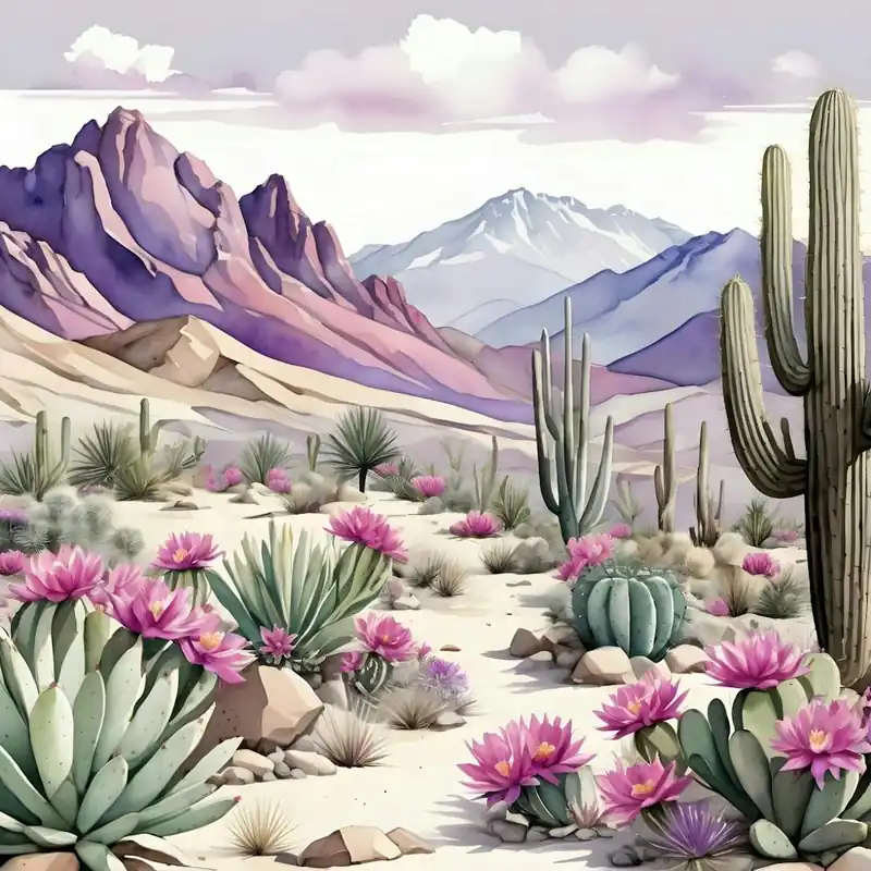 Handmade Desert Landscape 28