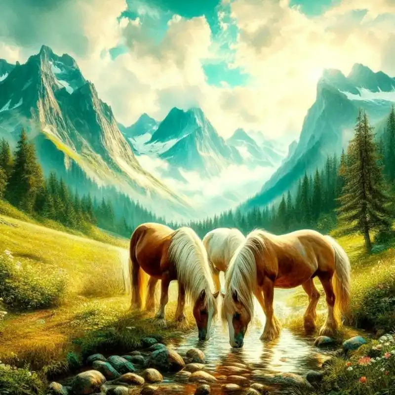 Don’t Miss Out Horses In The Mountains