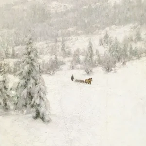 Winter Landscape, Muted Neutral Colors, Snowy Landscape Get Yours
