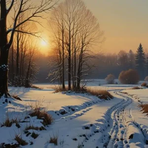 Winter Landscape art 1 Modern