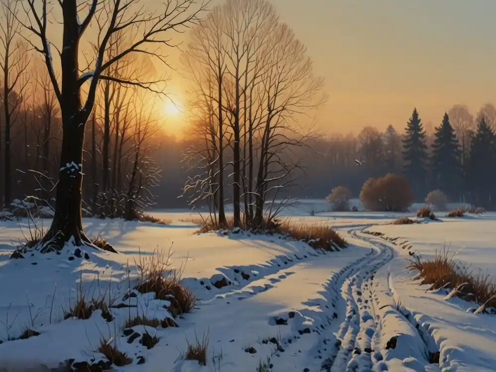 Winter Landscape art 1 Modern
