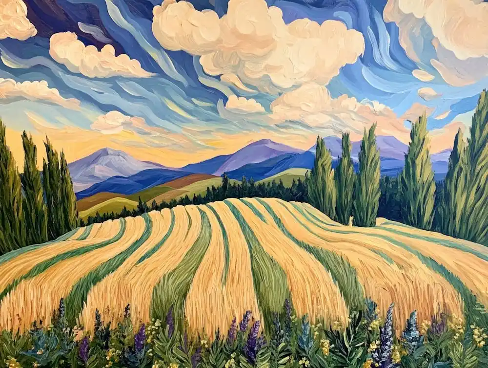 Budget Field Of Wheat