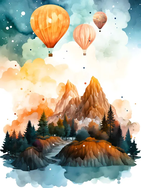 Mega Sale Hot Air Balloons In The Sky