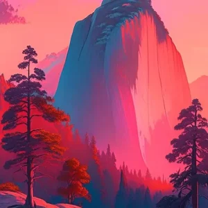 The Yosemite National Park, Dreamy Sunset 2 Clearance