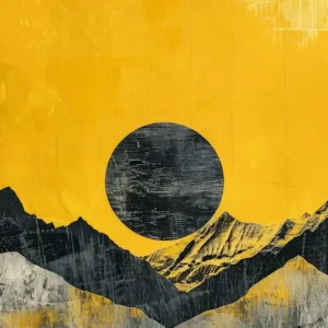 Yellow Mountains Canvas Print Place Order