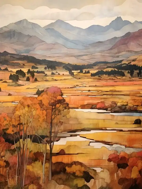 Limited Time Autumn National Park Painting Rocky Mountain National Park Colorado Usa 6