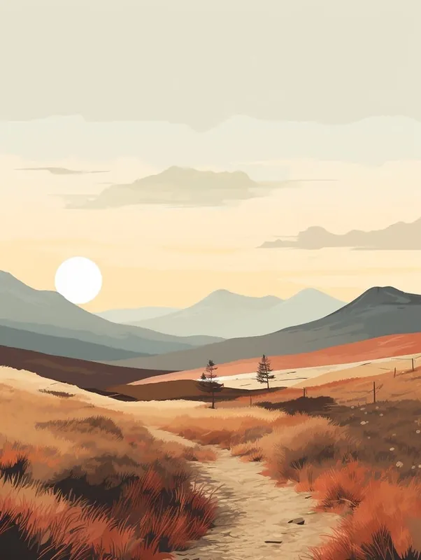 The East Highland Way Scotland 3 Hiking Trail Landscape Sale