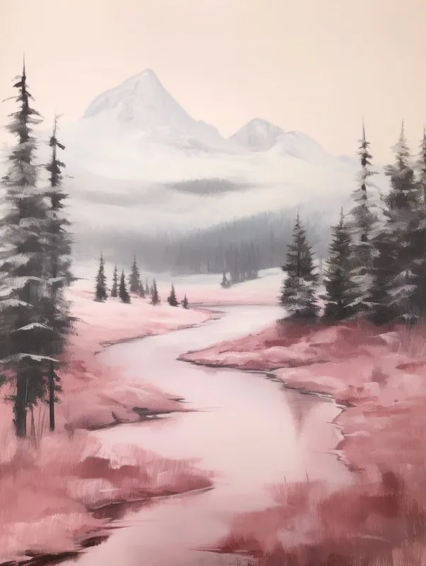 Dreamy Winter Painting Durmitor National Park Montenegro 2 Factory Price