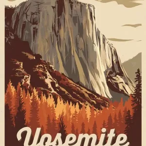 Yosemite National Park 1 Free Delivery
