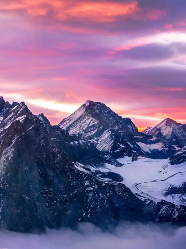 Fast Shipping Sunrise Over Switzerland