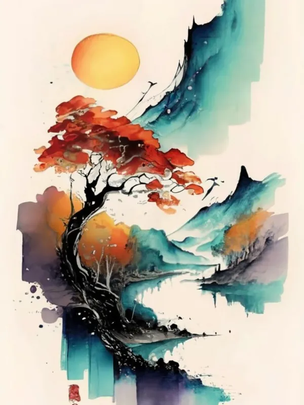 Hot Deal Asian Landscape Painting 1