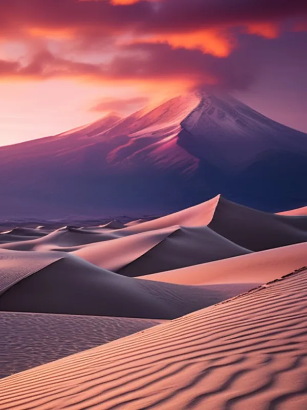 Professional Grade Sunset In The Desert 6