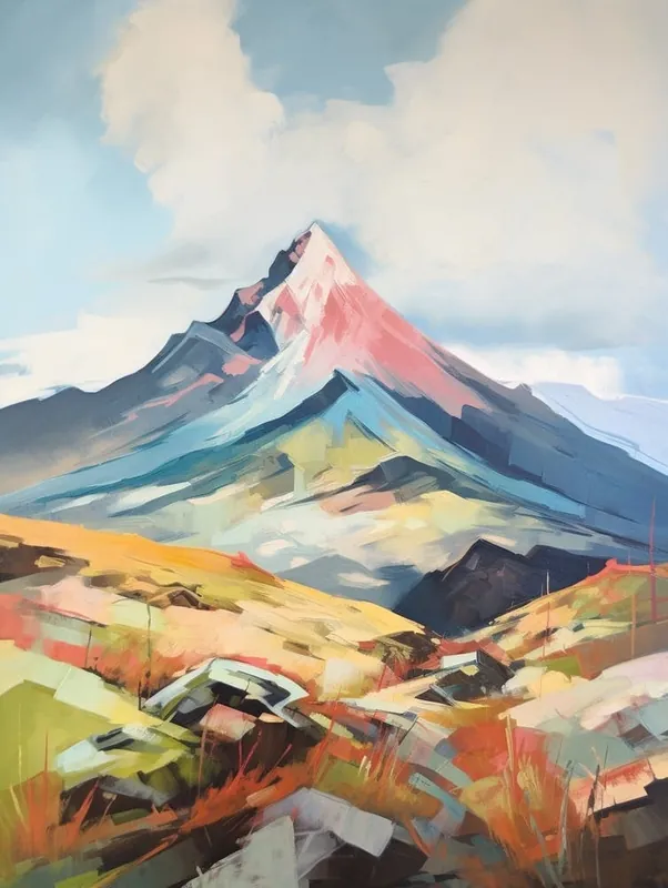 Beinn Bheoil Scotland 1 Mountain Painting Seasonal Sale
