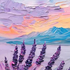 Special Offer Sunset With Lavender