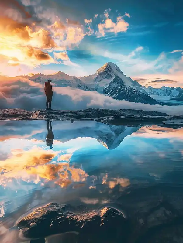 Reflection In The Water Cheap