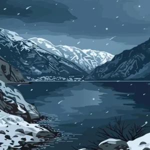 Winter Landscape Painting Same Day Shipping