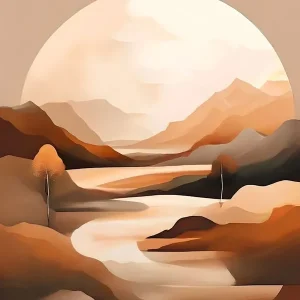 Sunset In The Mountains 22 Brand New
