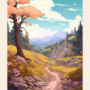 Wonderland Trail Usa Hike Poster Get Yours