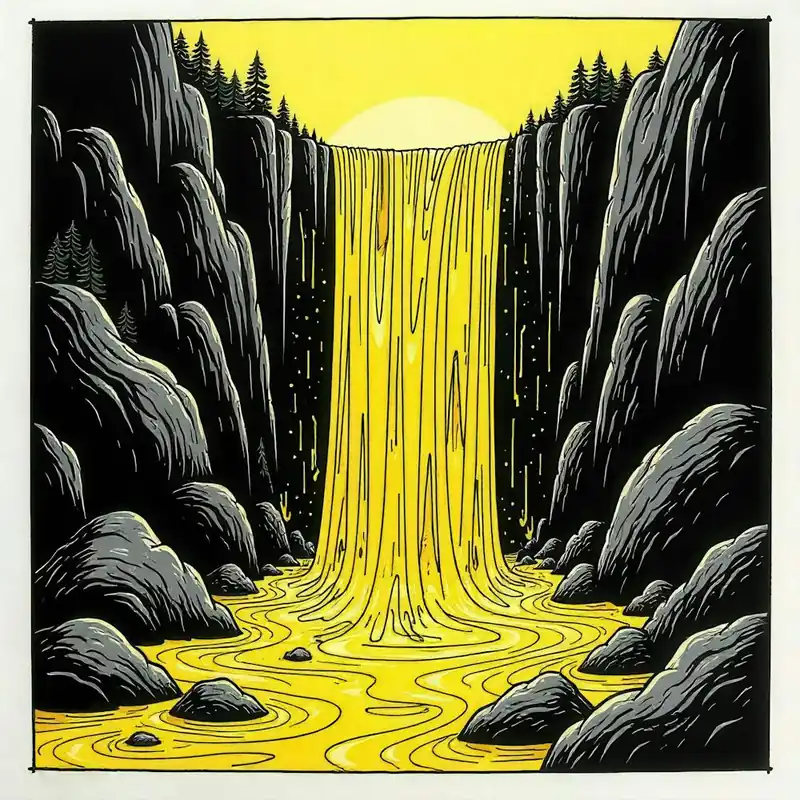 Exclusive Offer 'Golden Waterfall'