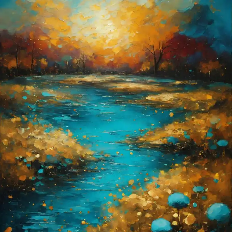 Sunset By The River Cheap