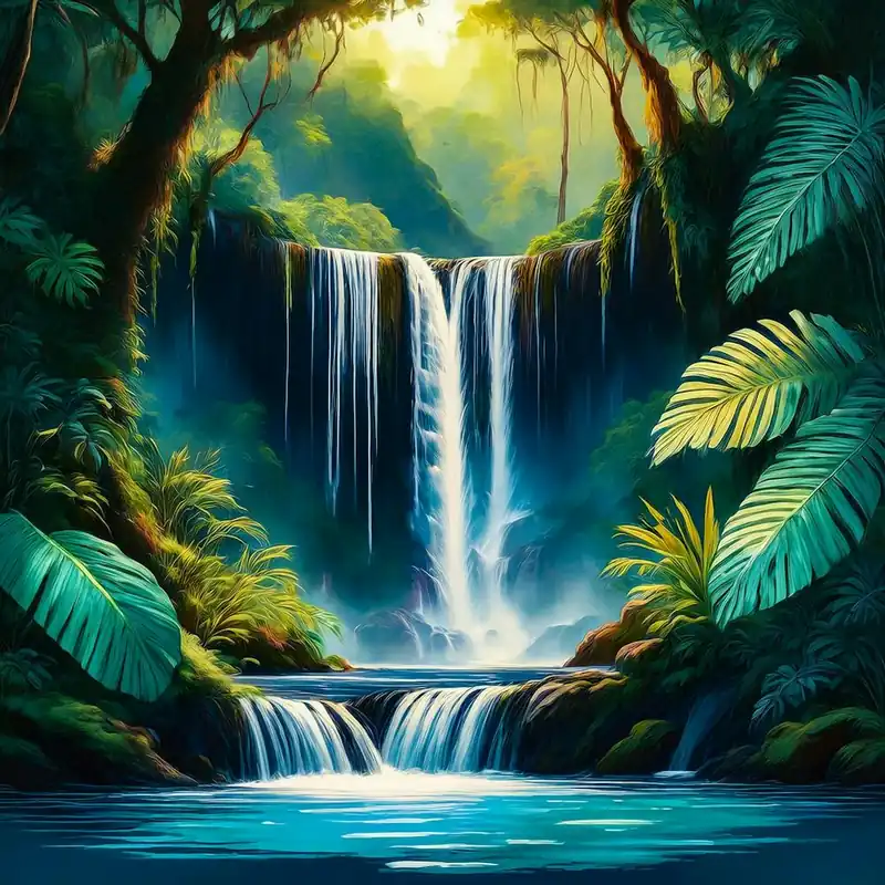 Waterfall In The Jungle Limited Edition