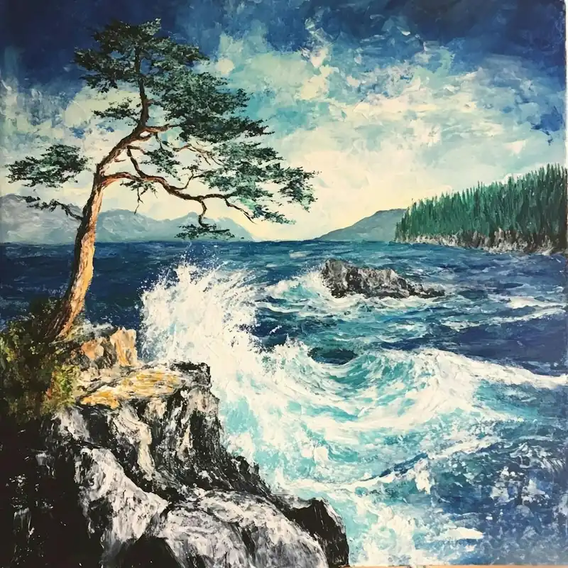Today Only Crashing Waves Art