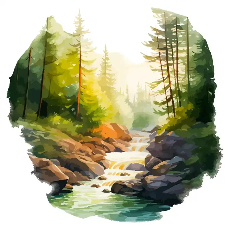 Waterfall In The Forest No Minimum Order