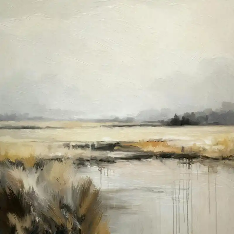 Woodchuck Pond On A Hazy Day Mega Sale