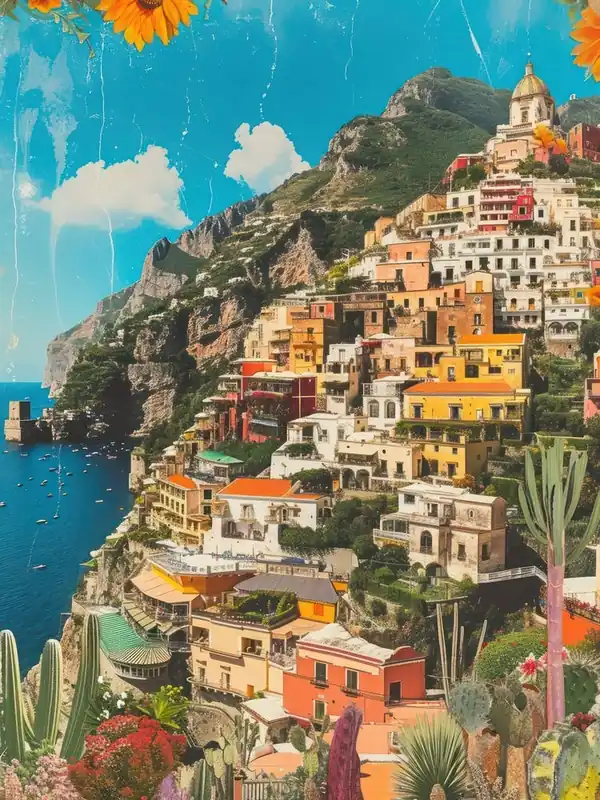 Trusted Brand Amalfi ItalyRetro Collage Style 2