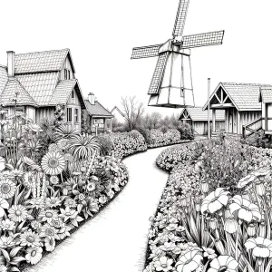 Windmill In The Garden 2 Factory Price