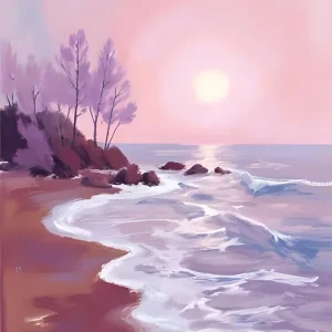 Sunset On The Beach 9 Fast Shipping