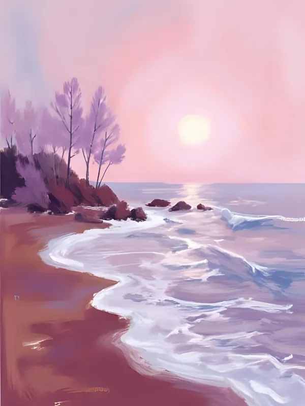 Sunset On The Beach 9 Fast Shipping