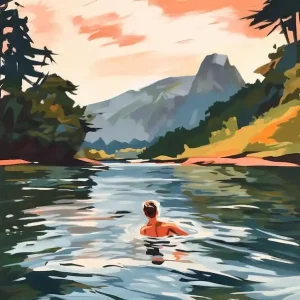 Wild Swimming At Derwentwater Cumbria 3 Free Returns