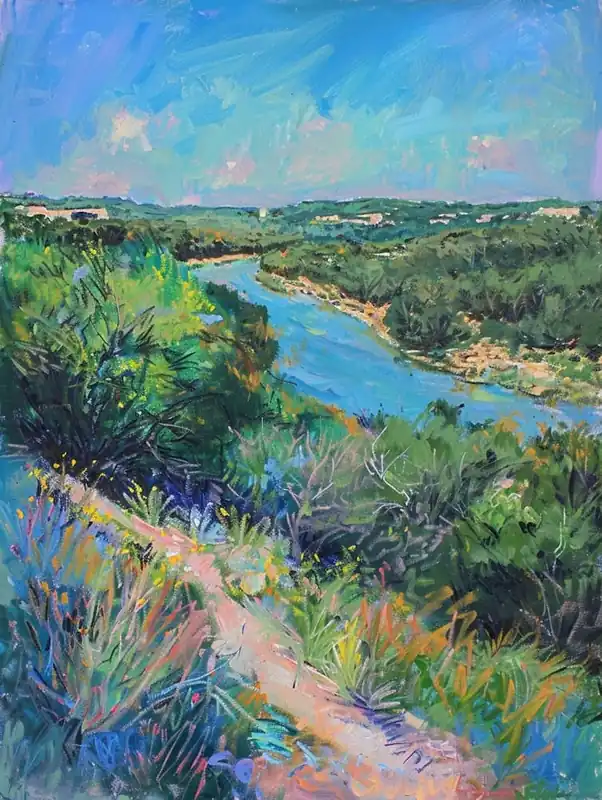 Memorial Museum Austin Texas Oil Painting 1 Money Back Guarantee
