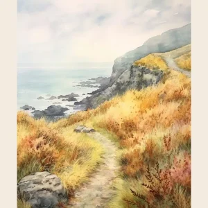 The Lizard Peninsula Coast Cornwall Uk Trail Poster Exclusive Offer