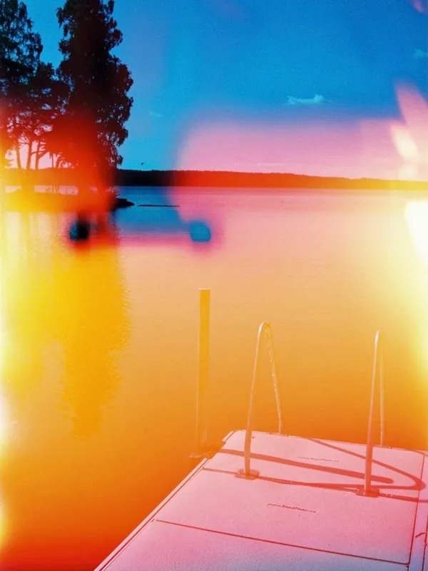 Fresh Stock Film photograph artwork of the lake in Nykvarn.